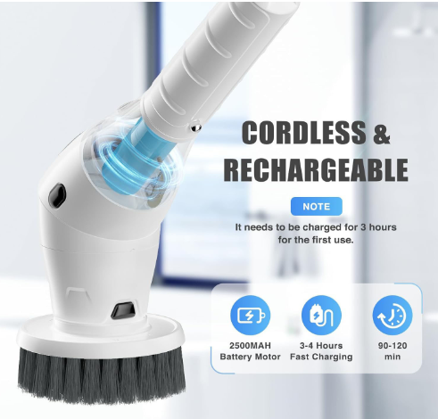 Hanzhu Scrubber™ 8-in-1 Electric Spin Scrubber